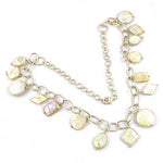 Load image into Gallery viewer, Silver Pearl Charm Necklace | Elegant Women's Jewelry Gift
