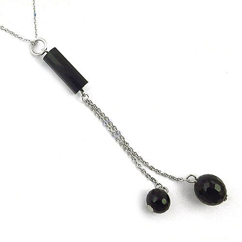 925 Silver Onyx Pendant Necklace for Women | Minimalist Jewelry