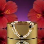 Load image into Gallery viewer, Multi-Strand Pearl Necklace with Gemstones | Women&#39;s Jewelry Gift
