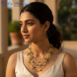 Load image into Gallery viewer, Multi-Strand Gemstone Necklace for Women | Statement Jewelry
