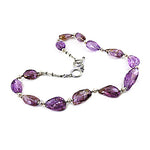 Load image into Gallery viewer, Amethyst Gemstone Necklace for Women | Sterling Silver Jewelry
