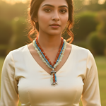 Load image into Gallery viewer, Multi-Stone Beaded Necklace for Women | Colorful Gemstone Jewelry
