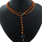 Load image into Gallery viewer, Carnelian Bead Lariat Necklace | Women's Gemstone Jewelry
