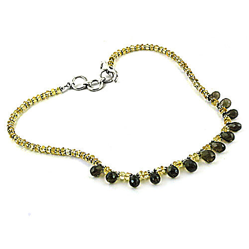 Gemstone Beaded Anklet for Women | Daily Wear Jewelry