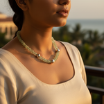 Load image into Gallery viewer, Green Prehnite Beaded Necklace for Women | Gemstone Jewelry
