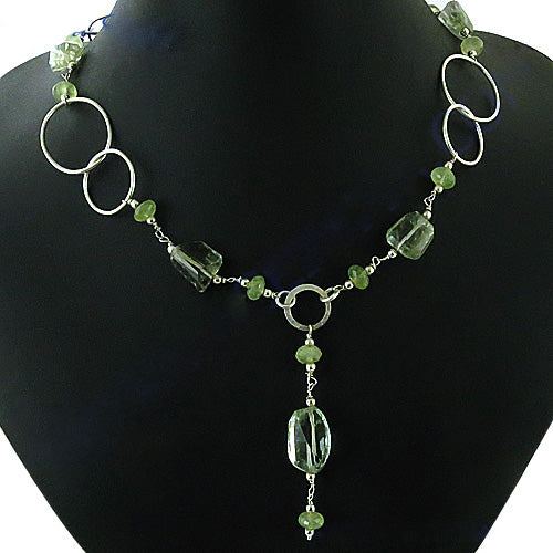 925 Silver Peridot Necklace for Women | Gemstone Jewelry Gift