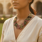 Load image into Gallery viewer, Tourmaline Bead Necklace | Multi-Color Gemstone Jewelry
