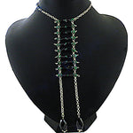 Load image into Gallery viewer, gold plating Chain Black Onyx Bead Necklace | Statement Jewelry
