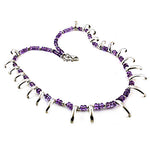 Load image into Gallery viewer, Silver Amethyst Necklace for Women | Gemstone Jewelry
