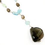 Load image into Gallery viewer, Smoky Quartz &amp; Gemstone Necklace | Sterling Silver | Women's Gift
