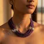 Load image into Gallery viewer, Amethyst Bead Necklace for Women | Gemstone Jewelry
