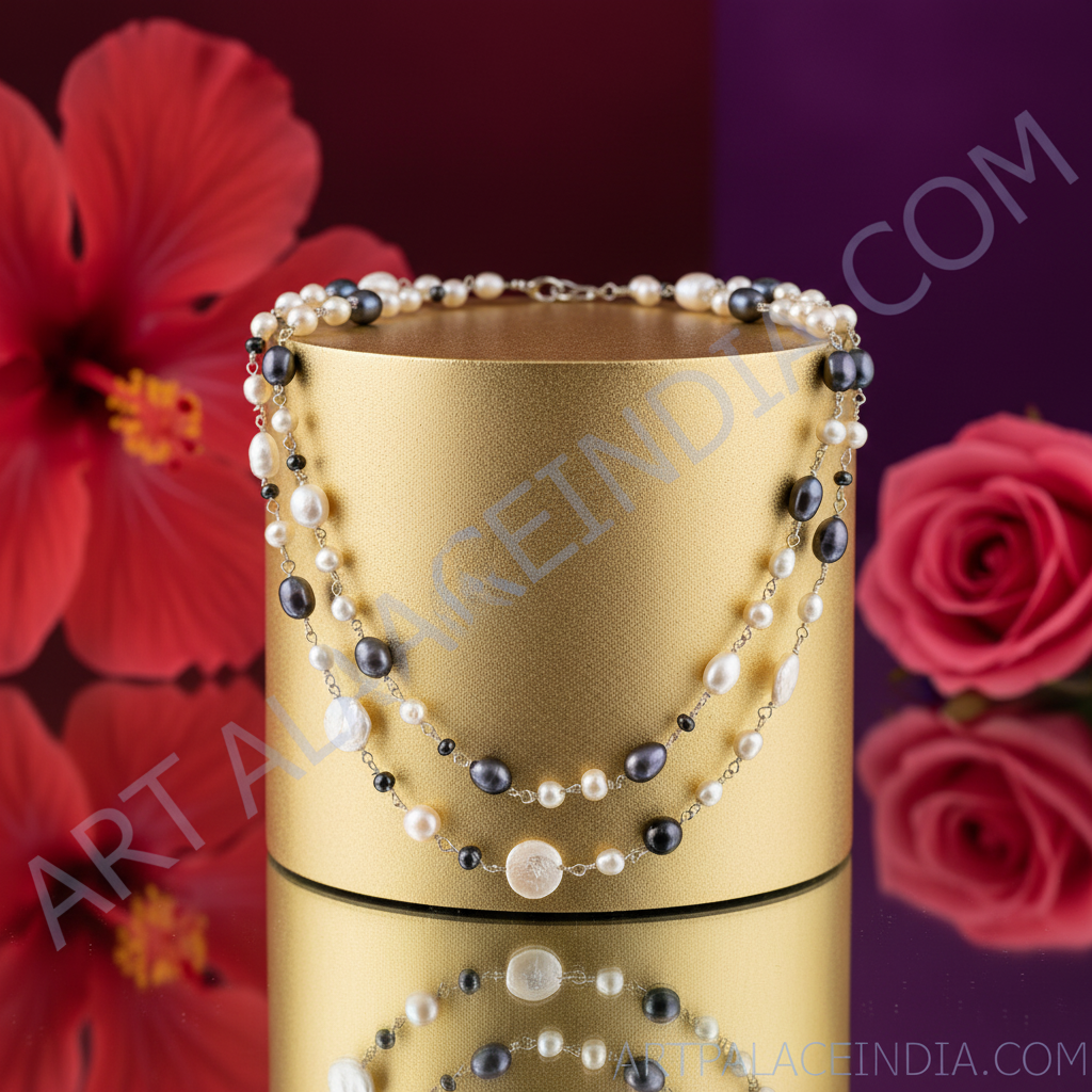 Pearl Necklace | Multi-Color Pearl Necklace for Women