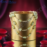 Load image into Gallery viewer, Collar de cuentas de piedras preciosas verdes | Joyería en capas para mujer
