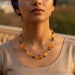 Load image into Gallery viewer, Yellow Citrine Bead Necklace for Women | Gemstone Jewelry
