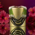 Load image into Gallery viewer, Green &amp; Black Beaded Necklace for Women | Fashion Jewelry
