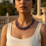 Load image into Gallery viewer, Amethyst Gemstone Dangle Necklace | Women&#39;s Jewelry | Gift
