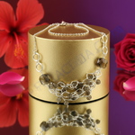 Load image into Gallery viewer, Smoky Quartz Cluster Silver Necklace for Women | Gift Jewelry
