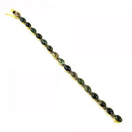 Load image into Gallery viewer, gold plating Green Tourmaline Bracelet | Women's Gemstone Jewelry
