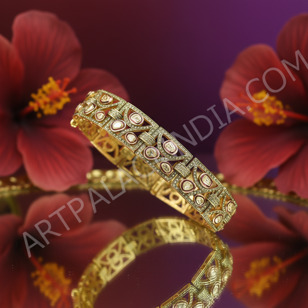 Gold diamond bracelet | luxury jewelry for women | gift