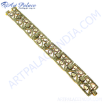 Load image into Gallery viewer, Gold diamond bracelet with an intricate design, perfect for women&#39;s luxury jewelry collection.
