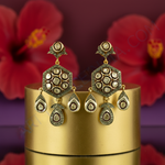 Load image into Gallery viewer, Vintage Diamond Earrings | 18K Gold Plated | Women&#39;s Jewelry
