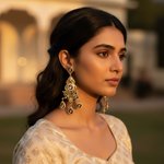 Load image into Gallery viewer, Gold &amp; Diamond Earrings for Women | Statement Jewelry
