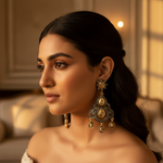 Load image into Gallery viewer, gold plating Teardrop Chandelier Earrings for Women | Dangle Earrings

