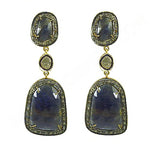 Load image into Gallery viewer, Sapphire &amp; Diamond Drop Earrings for Women | Statement Jewelry
