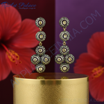 Load image into Gallery viewer, Gold Diamond Dangle Earrings | Luxury Women&#39;s Jewelry Gift
