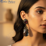 Load image into Gallery viewer, Sapphire &amp; Ruby Drop Earrings for Women | Statement Jewelry
