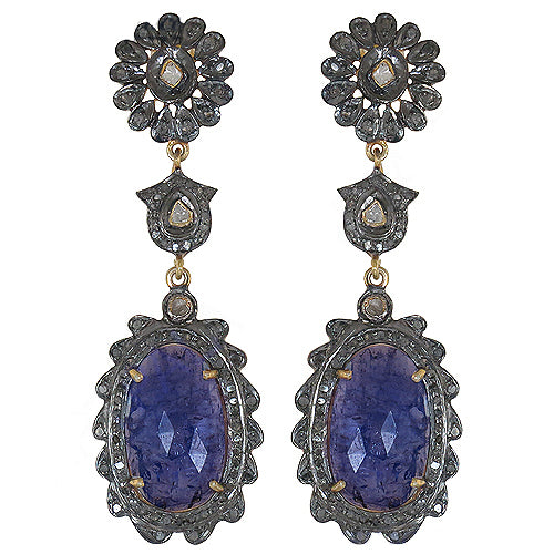 Sapphire Drop Earrings for Women | Gemstone Jewelry