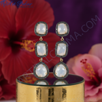 Load image into Gallery viewer, Moonstone Drop Earrings in Silver | For Women | Gift
