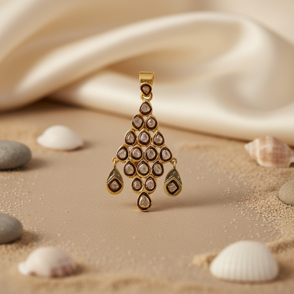 gold plating Diamond Pendant Necklace for Women | Luxury Jewelry