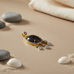 将图像加载到图库查看器中， gold plating Sapphire Diamond Pendant Necklace | Women's Fine Jewelry
