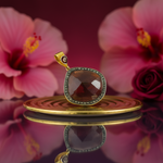 Load image into Gallery viewer, Gold Ruby Pendant Necklace for Women | Gemstone Jewelry Gift
