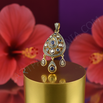 Load image into Gallery viewer, Gold Sapphire &amp; Diamond Pendant for Women | Luxury Jewelry
