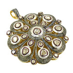 Load image into Gallery viewer, gold plating &amp; Diamond Floral Pendant | Luxury Jewelry for Women
