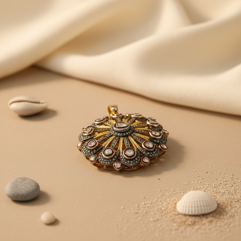 gold plating & Diamond Pendant for Women | Fine Jewelry Gift