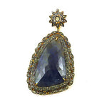 Load image into Gallery viewer, Sapphire &amp; Diamond Pendant for Women | Vintage Style Jewelry
