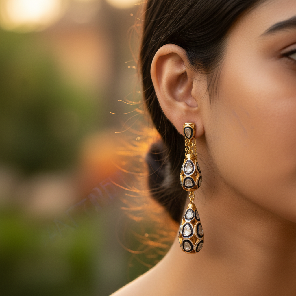 Gold & diamond beads for jewelry making | handmade for gifts