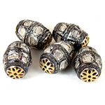 Load image into Gallery viewer, Beaded Diamond-Cut Beads for Jewelry Making | gold plating &amp; Silver Design
