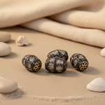 Load image into Gallery viewer, Beaded Diamond-Cut Beads for Jewelry Making | gold plating &amp; Silver Design
