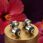 Load image into Gallery viewer, Cuentas de oro y diamantes negros para joyería | Art Palace
