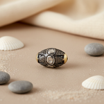 Load image into Gallery viewer, Oxidized Silver Diamond Beads for Jewelry Making
