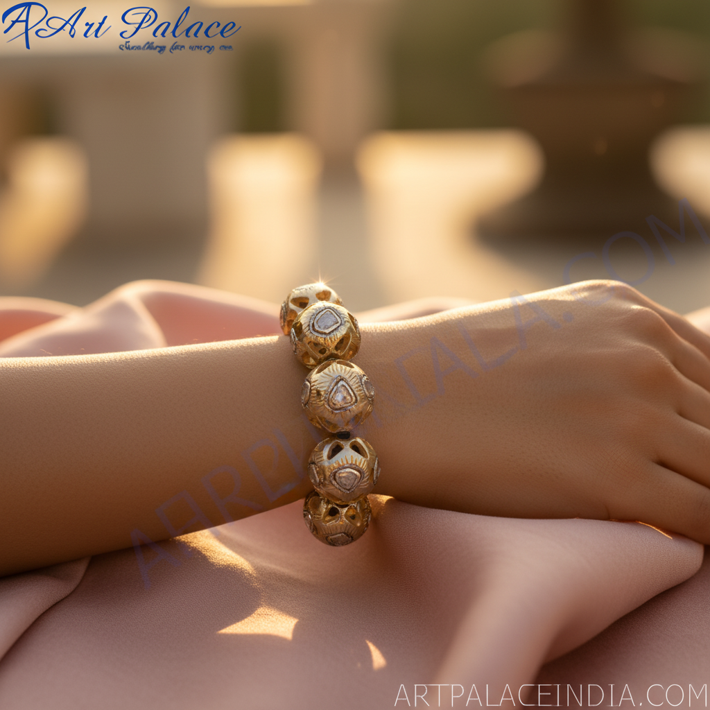 gold plating Filigree Diamond Cut Beads | Luxury Jewelry for Gifts