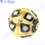 Load image into Gallery viewer, gold plating beaded bracelet with diamonds, luxury women&#39;s jewelry, unique design.
