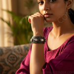 将图像加载到图库查看器中， 黑铑钻石珠 - 女士奢华珠宝
