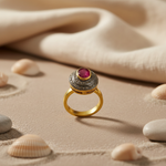 Load image into Gallery viewer, gold plating Ruby Ring for Women | Gemstone Jewelry | Gift
