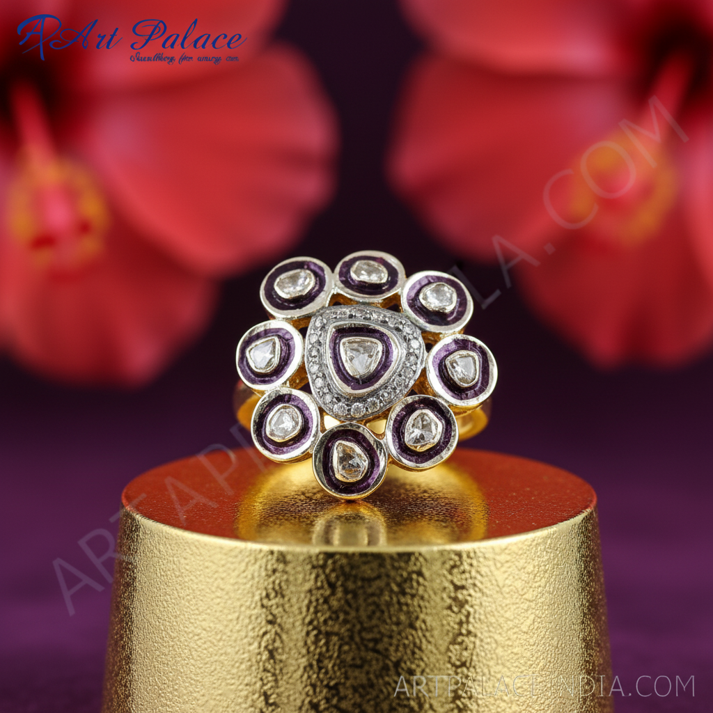 镶钻金戒指 | 女士戒指 | 个性珠宝