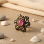 Load image into Gallery viewer, Gemstone Ring for Women | Ruby &amp; Sapphire | Art Palace Jewelry
